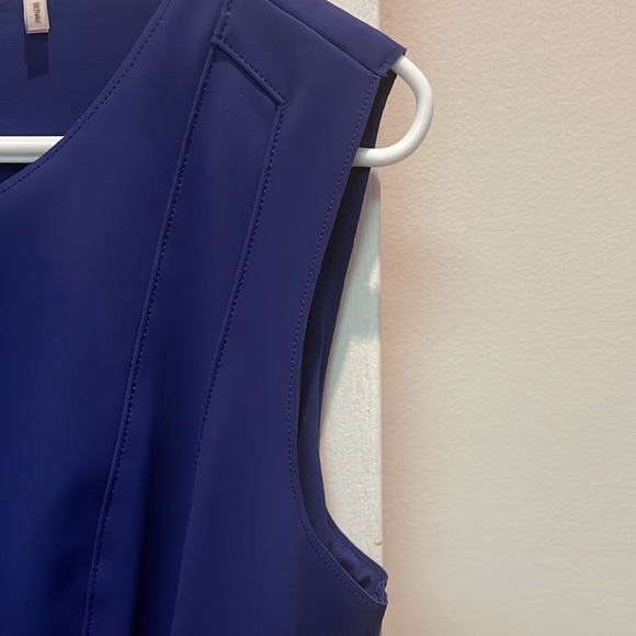 Elie Tahari Blue Sleeveless Dress - Picture 6 of 9